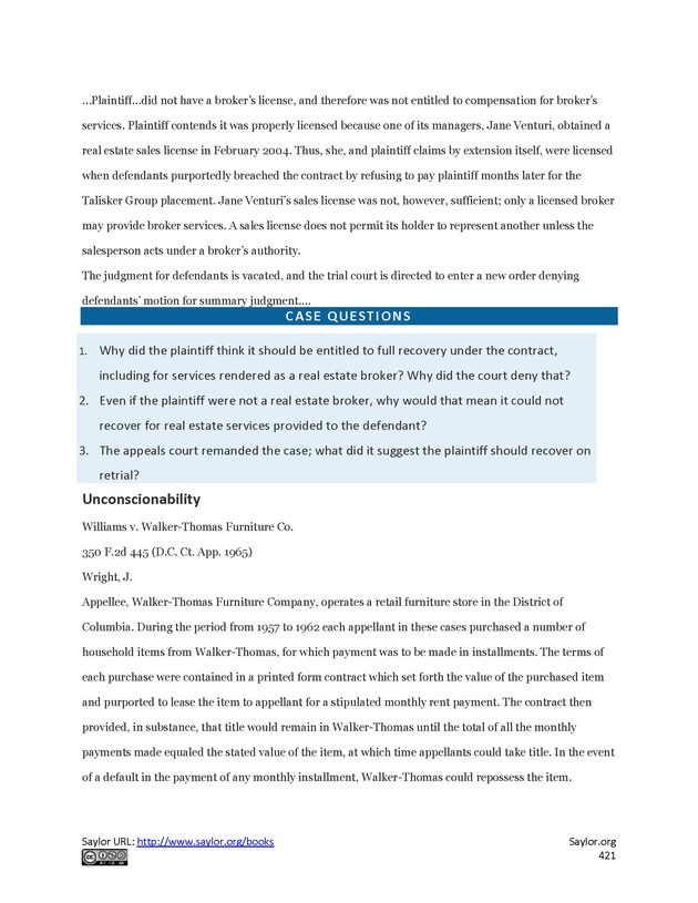 Business Law and the Legal Environment - Page 421